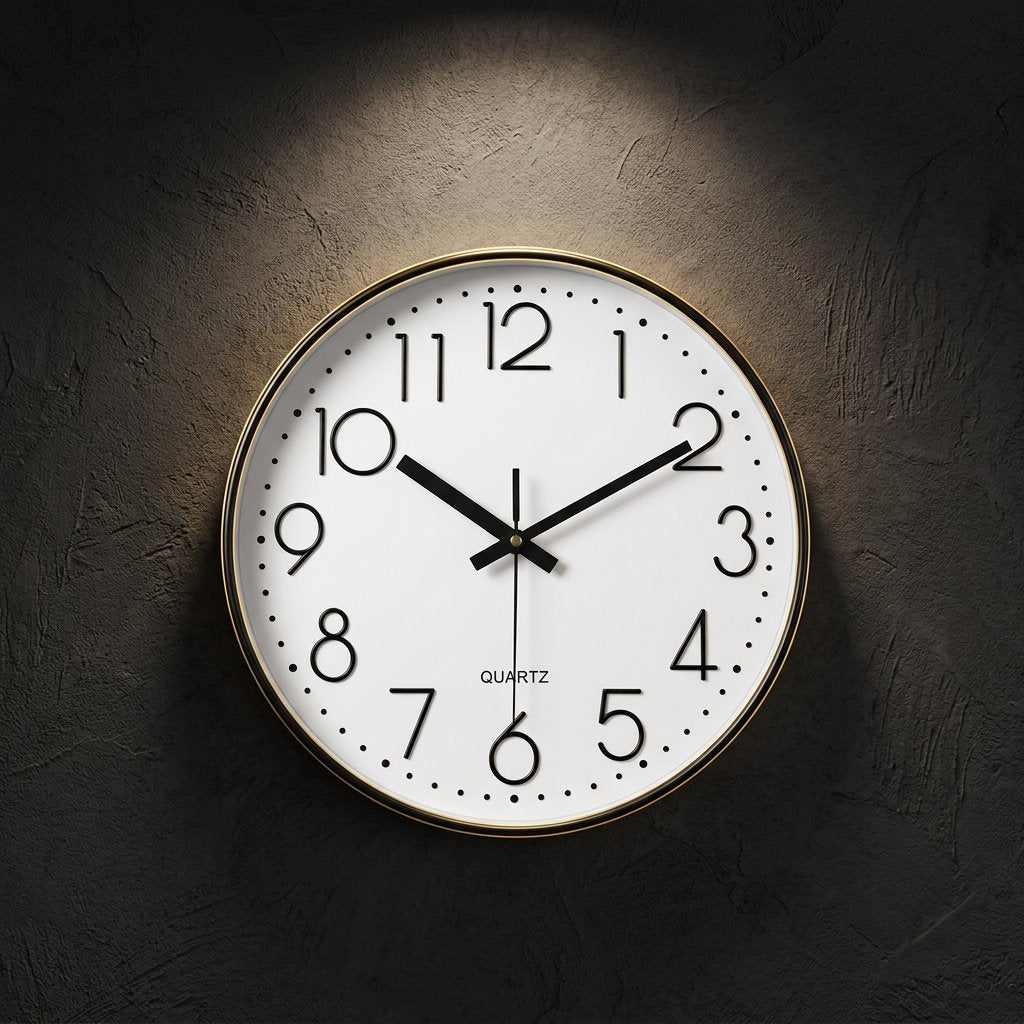 Horloge murale design moderne - vue hero