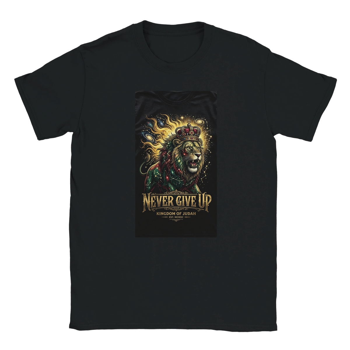T-shirt Lion Never Give Up – Kingdom of Judah