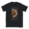 T-shirt Lion Never Give Up – Portrait cosmique