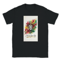 T-shirt Lion Never Give Up – Aquarelle fleurie
