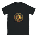 T-shirt Lion Never Give Up – Badge royal