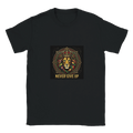 T-shirt Lion Never Give Up – Badge doré