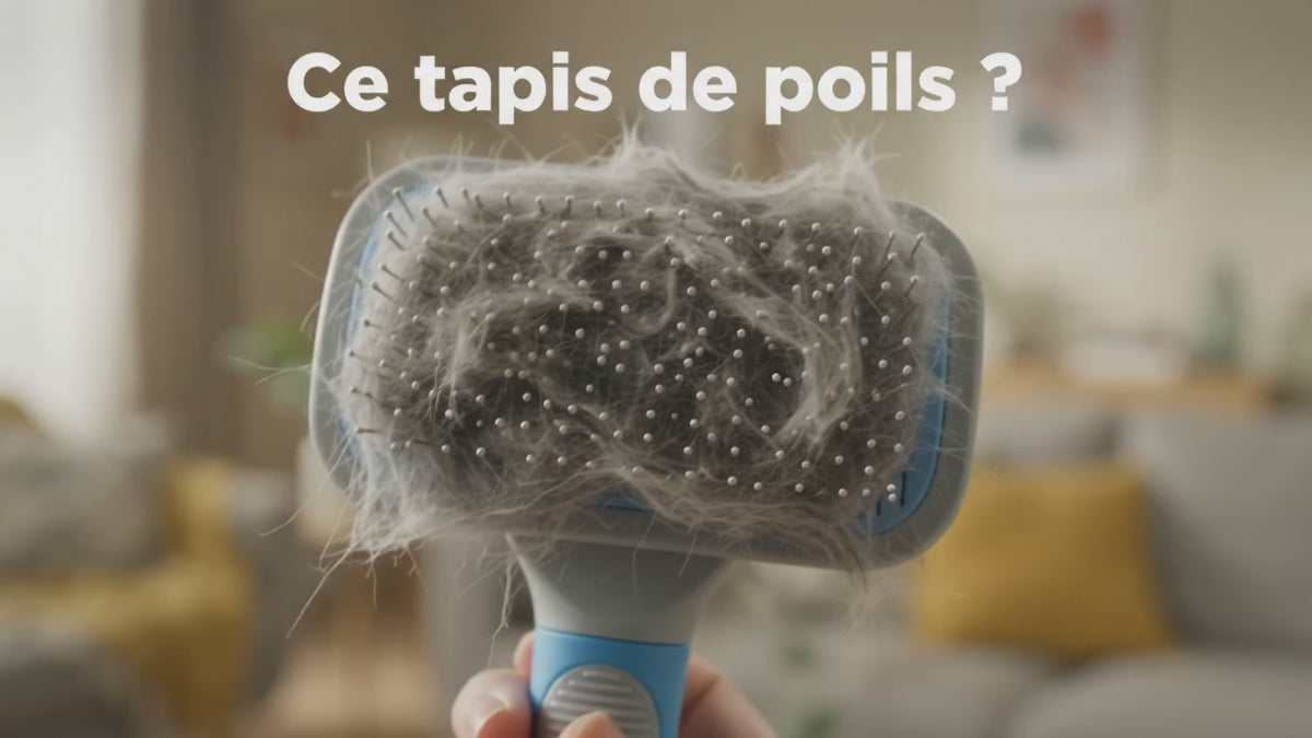 Brosse autonettoyante pour chiens et chats – PiloClean™